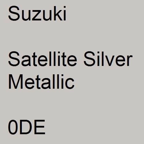 Suzuki, Satellite Silver Metallic, 0DE.